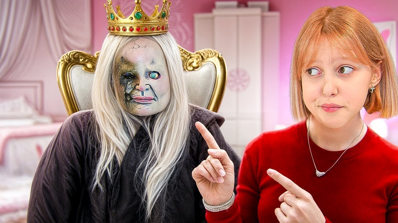 ¡HISTORIA DE MIEDO DE LA PRINCESA! El fantasma y el vestido misterioso de Amelka 👻