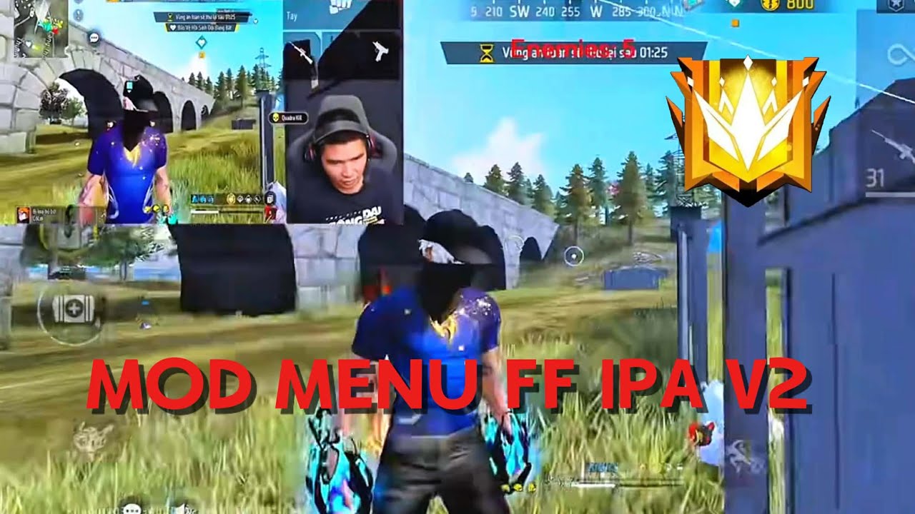 Hack FF OB53 | Đ&Aacute; LIVE B&Aacute;C GẤU Với Menu FF IPA V2  Auto Headshot, Aimbot, ESP Định Vị, Antiban 100