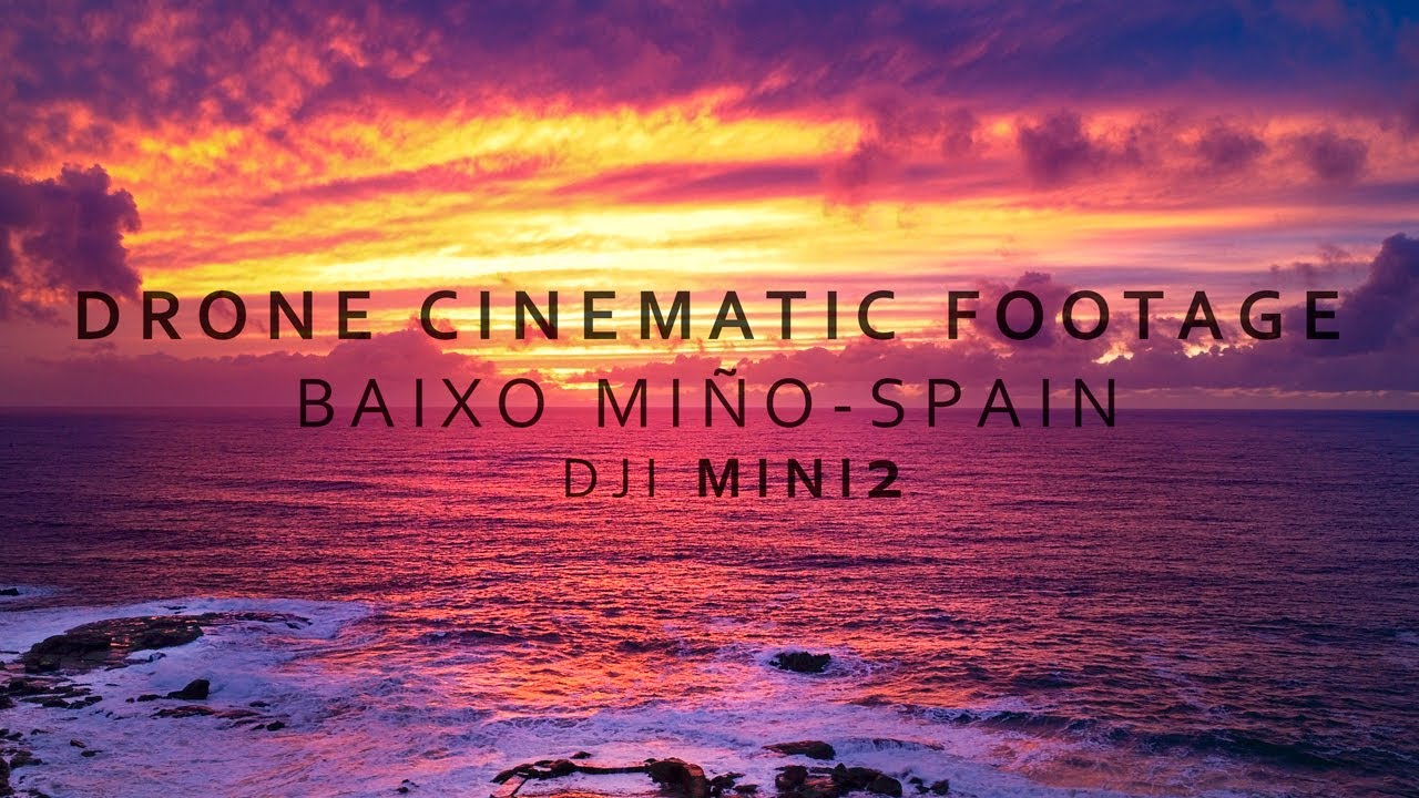 Drone cinematic footage DJI MINI 2 - Baixo Mi&ntilde;o, Spain