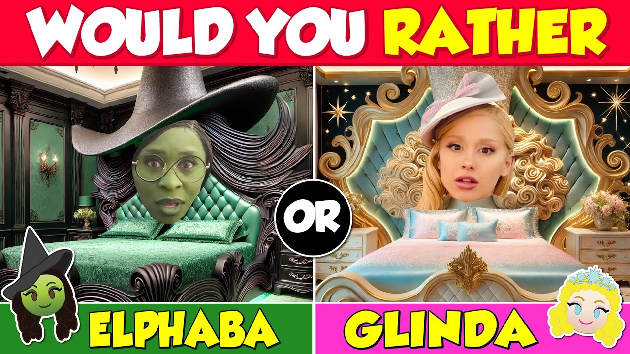 Would You Rather… WICKED | Elphaba or Glinda 🧹🌺✨
