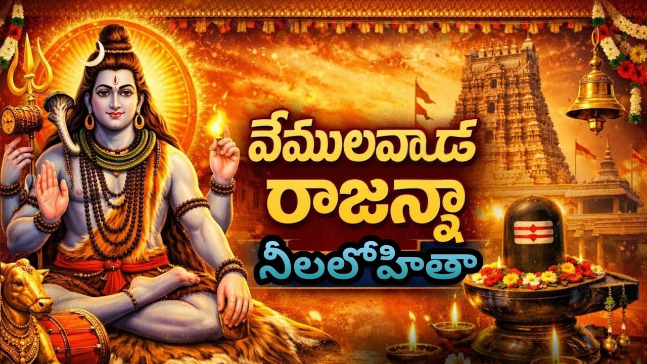 Telugu Shivarathri Song  నీలలోహితా||Lyrics by Vijaya Ramesh Koltur|| Vemulavada Rajanna song|