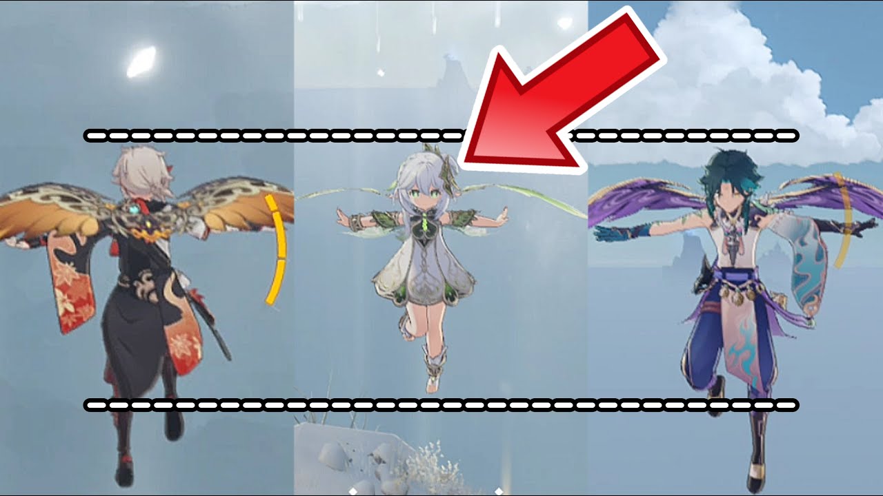 Only SHORT CHARACTERS fly like this, or is it a bug?