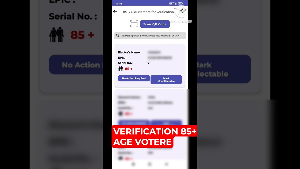 ASD voters verification on BLO APP