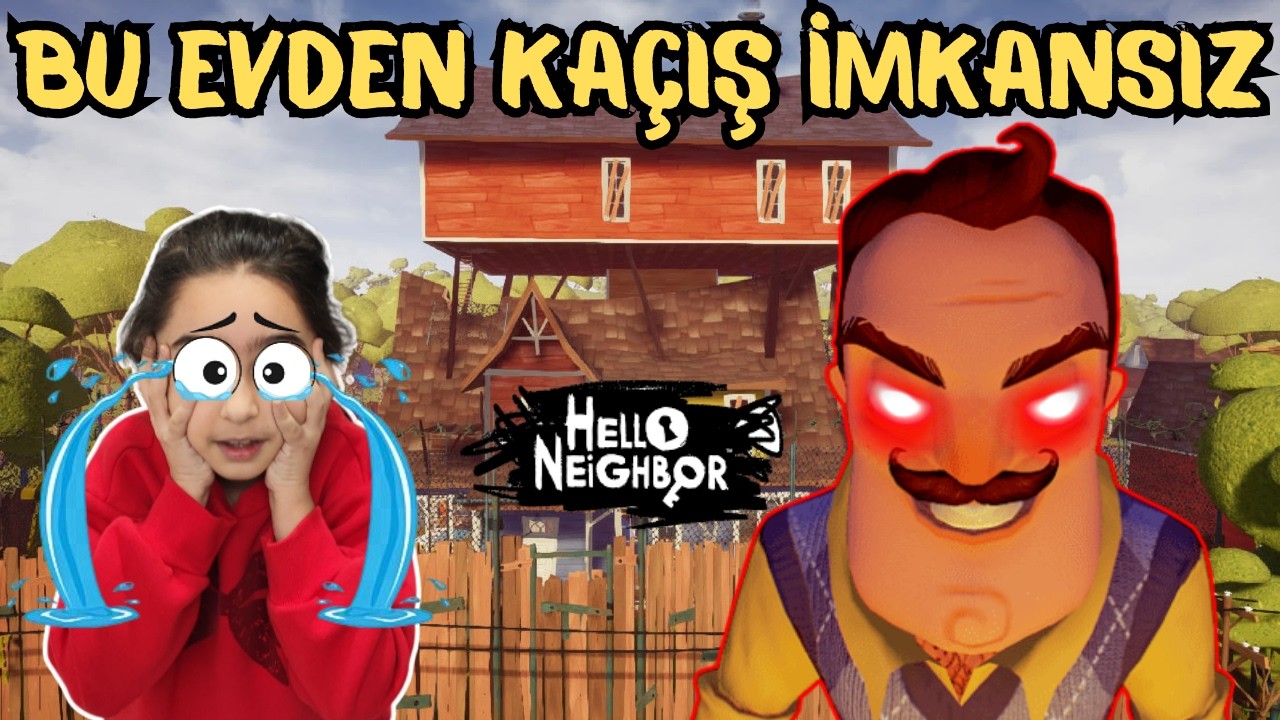 BU EVDEN KAÇIŞ İMKANSIZ! 😱 | Hello Neighbor Bölüm 2-2