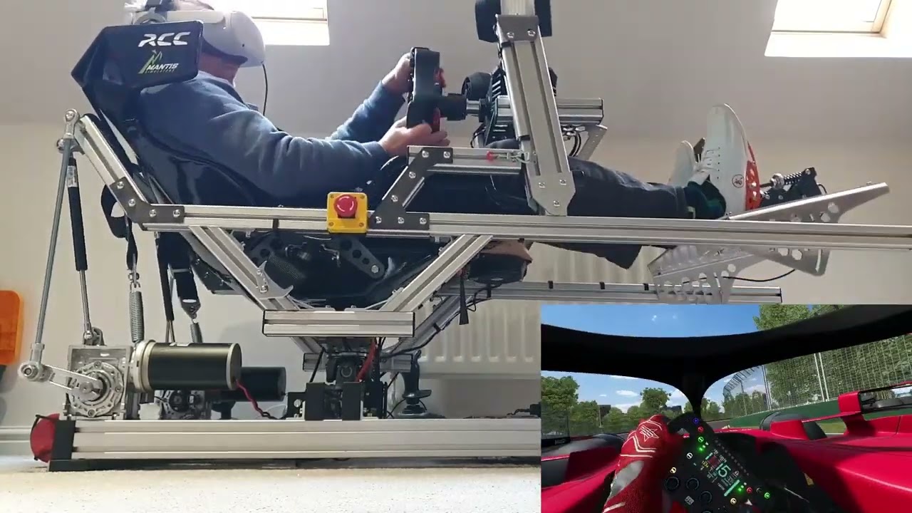 F1 Australian GP flying lap in the Mantis FS2 motion sim