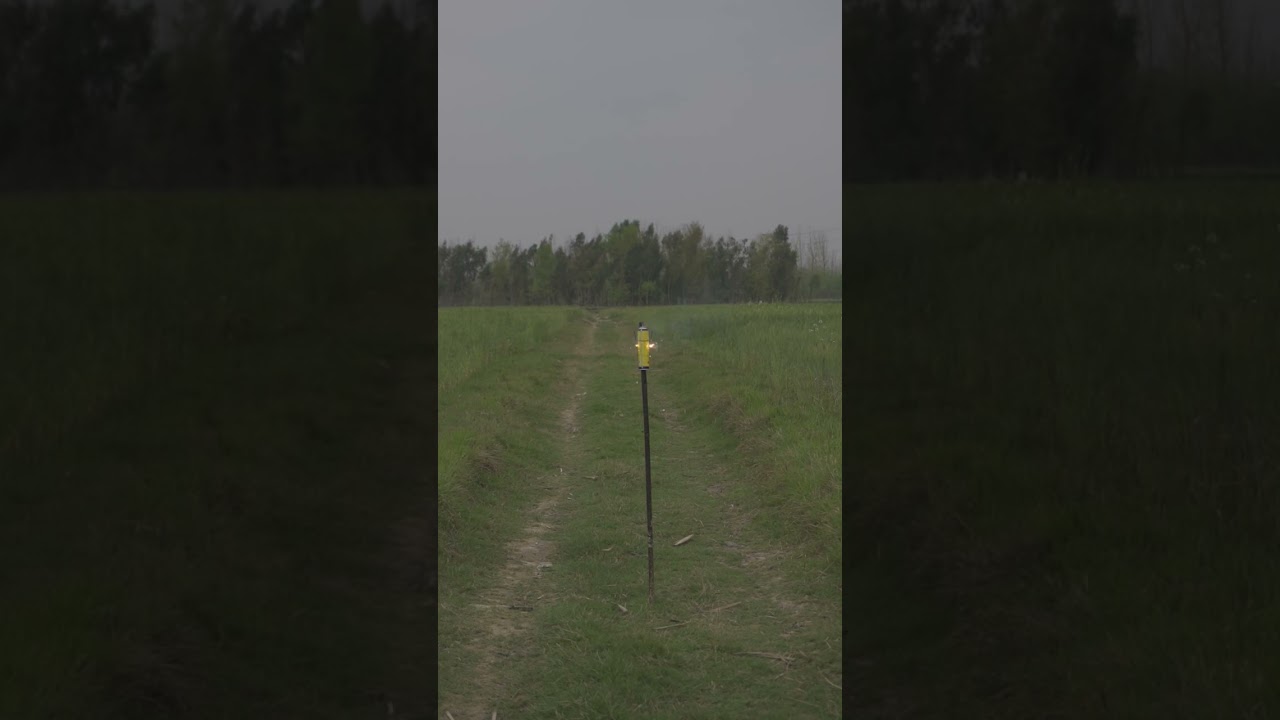 Butane Canister Explosion Experiment by Slingshot 😱👏 #butane #shorts