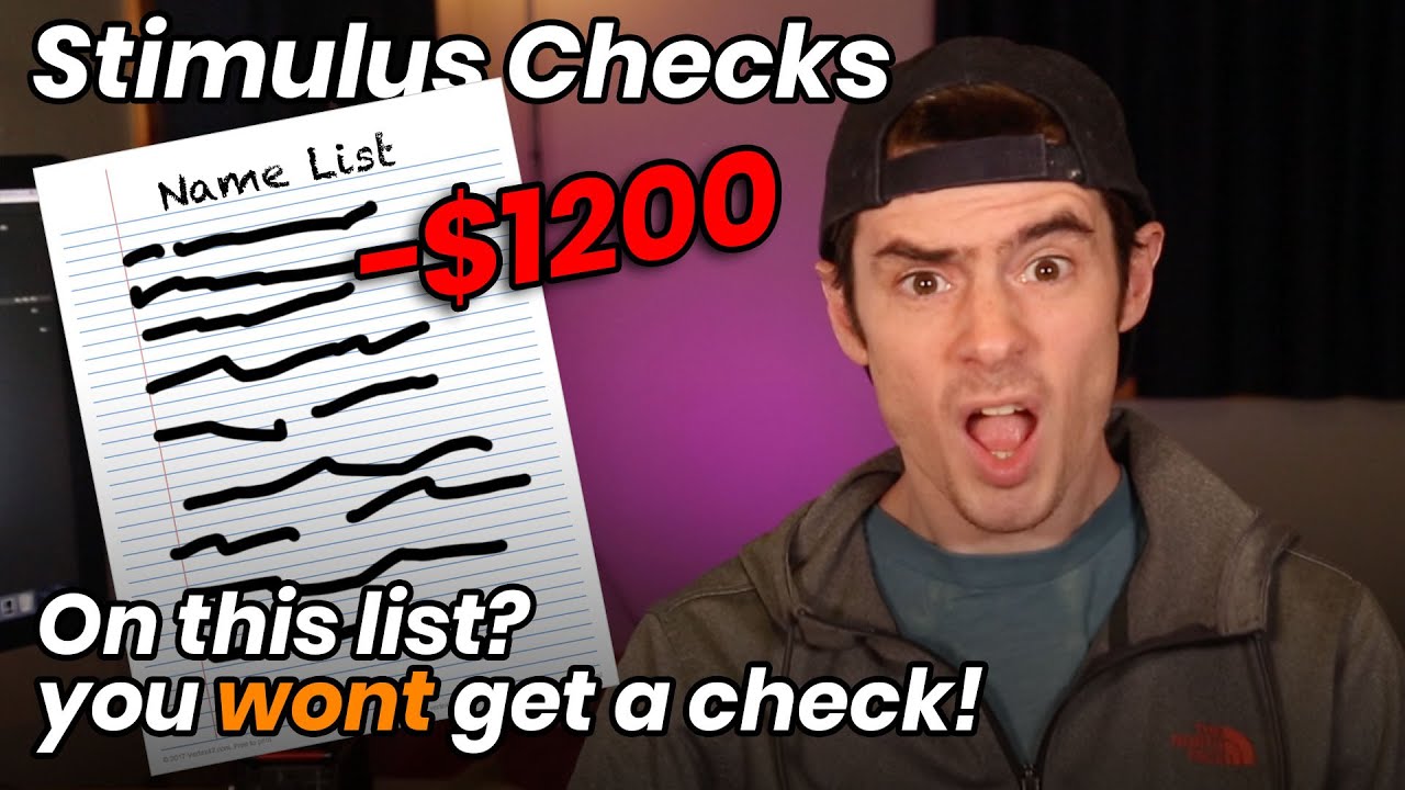 Stimulus Check 2020 - These people WONT get one (Full List)