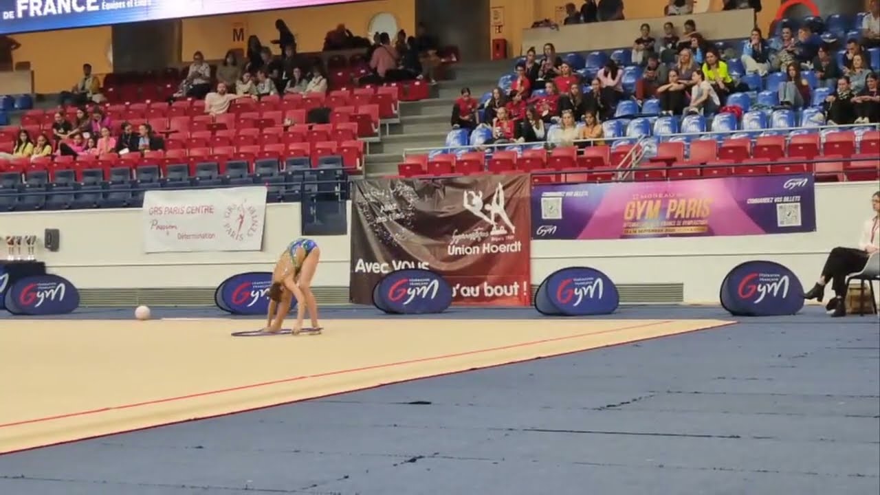 GRS PARIS CENTRE - Junior - Yseult ZAVAGNO  -  CERCEAU Championne de France 🥇🏆
