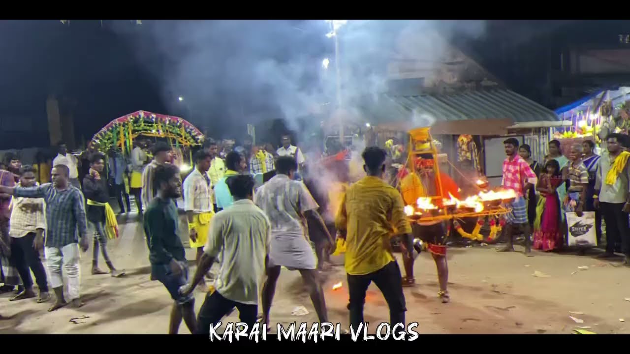 KARAIKUDI MUTHUMAARIAMMAN KOVIL THIRUVIZHA 2025 | திருவிழா STATUS 6 |MEENACHIPURAM | KARAIMAARIVLOGS
