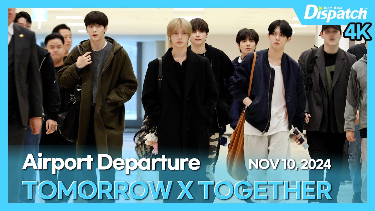 투모로우바이투게더, "이른 아침부터 이렇게 빛날 수가🫢" l TXT, "OMG🫢 Unbelievable face card early in the morning" [공항]