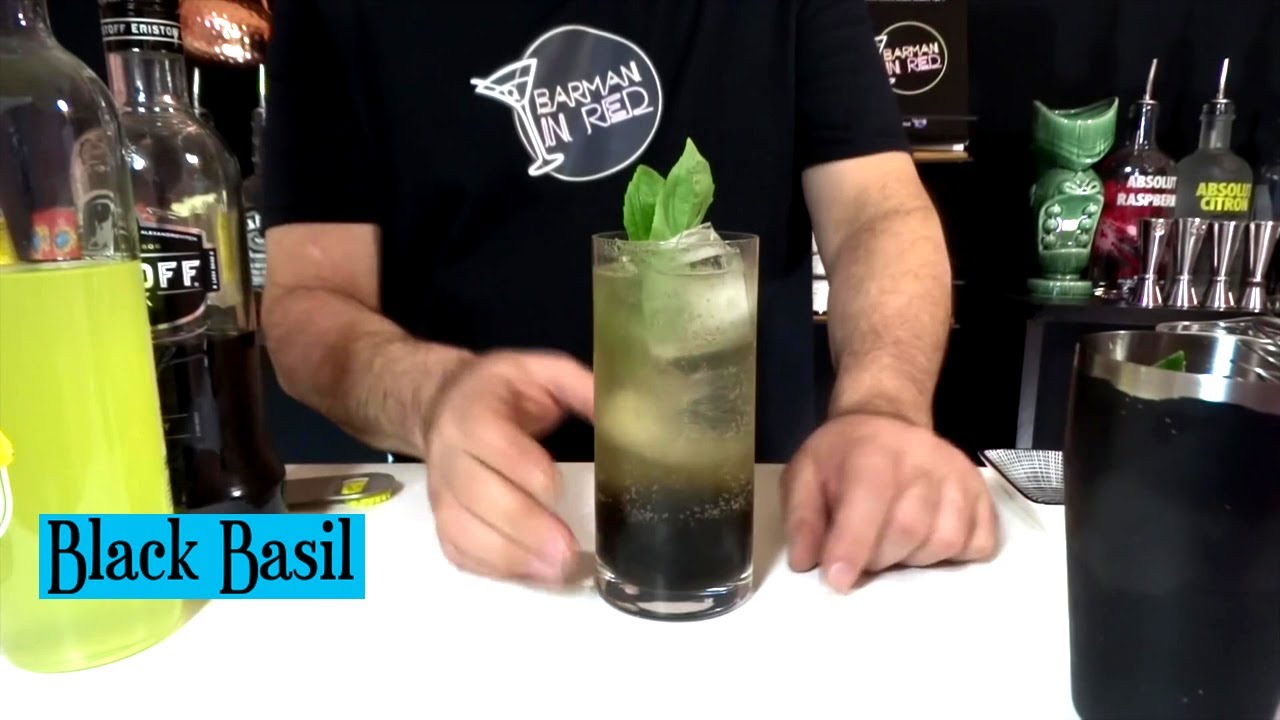 BLACK BASIL COCKTAIL ☯ ideas con estilo para tus cocteles