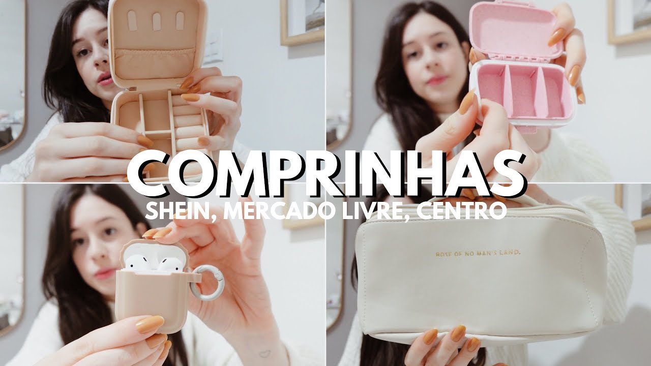 COMPRINHAS na shein, mercado livre e centro para minha viagem | não fui taxada ✨