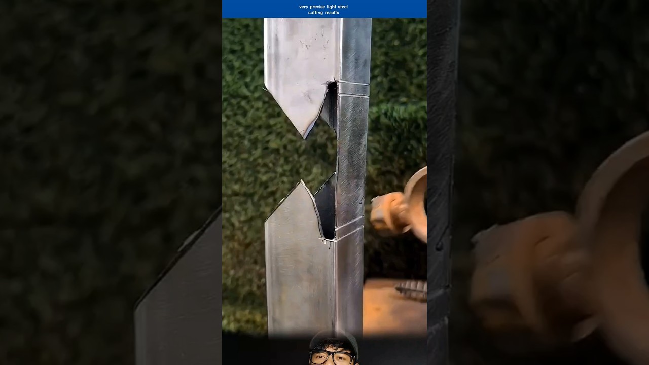 very precise light steel cutting results