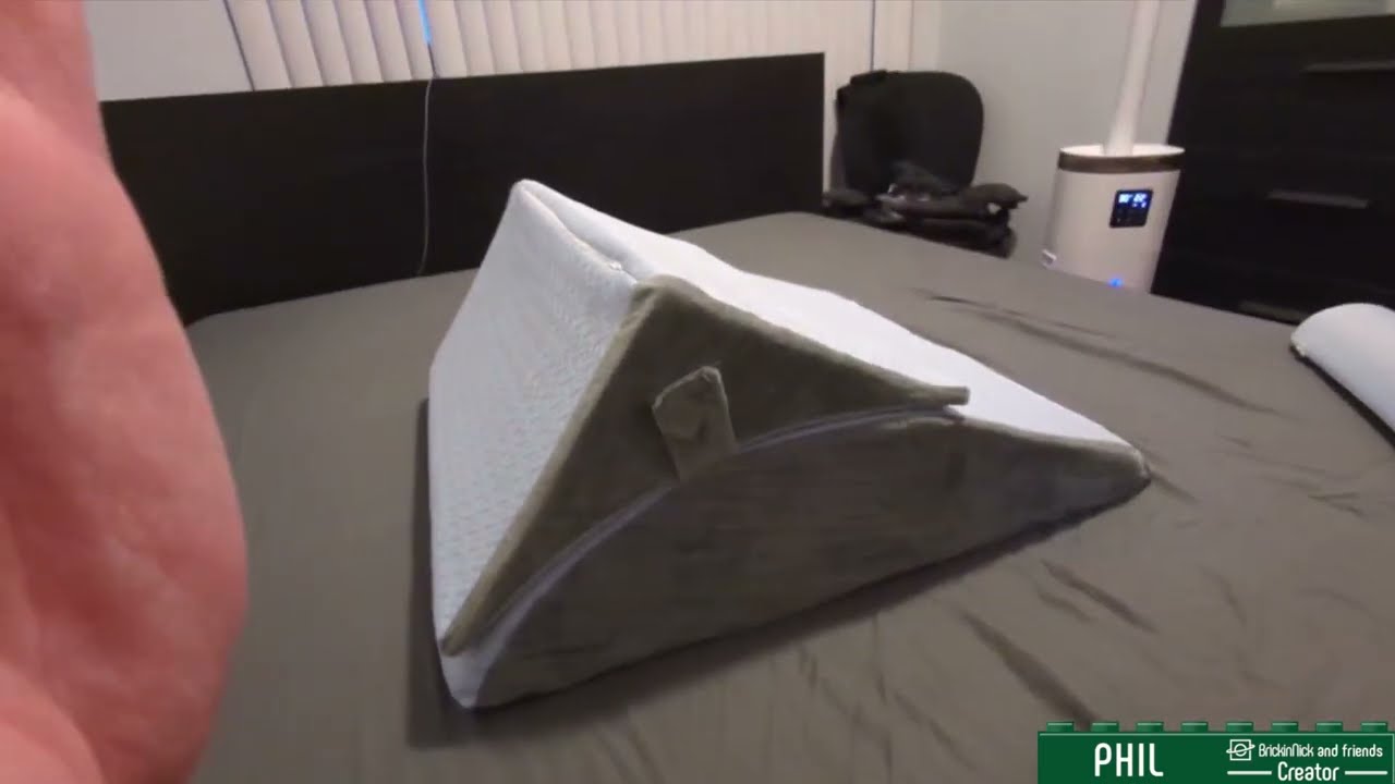 Bed Wedge Pillow for Sleeping, Adjustable Wedge Pillow Set for After Surgery, Elevated Triangle Pill