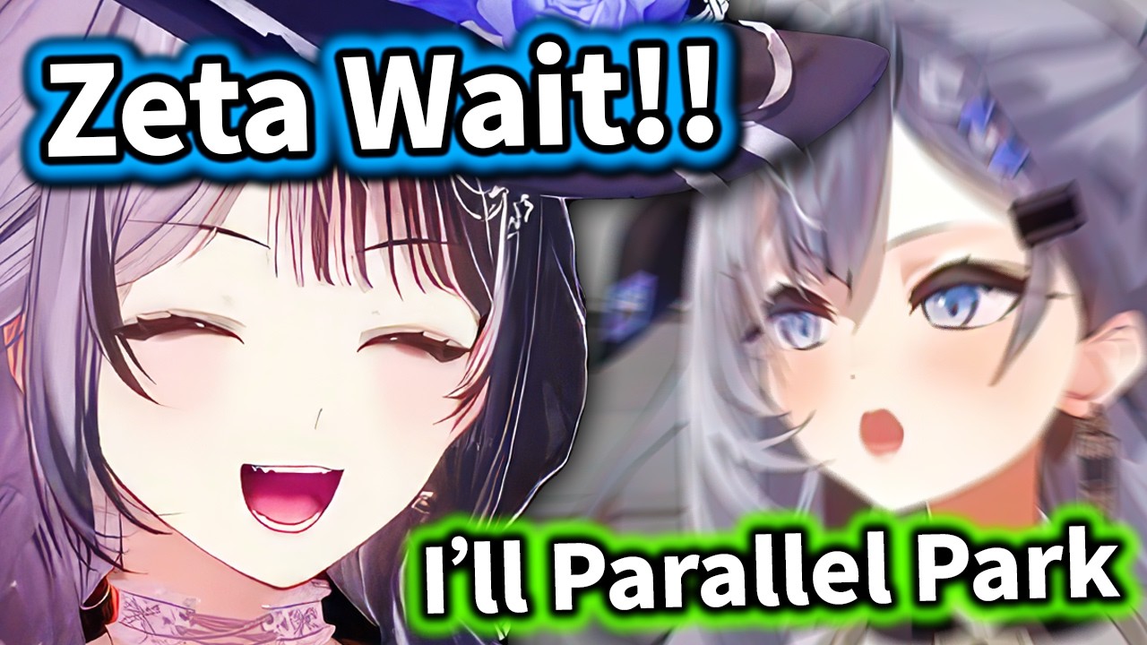 Shiori witnessing Zeta's Driving skills...