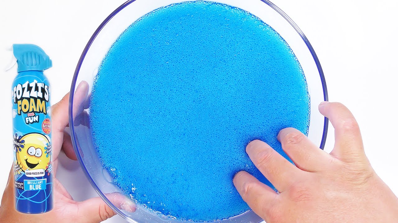 【DIY】フォジーズフォームを使って巨大しゅわしゅわスライム作ってみた【slime ASMR】