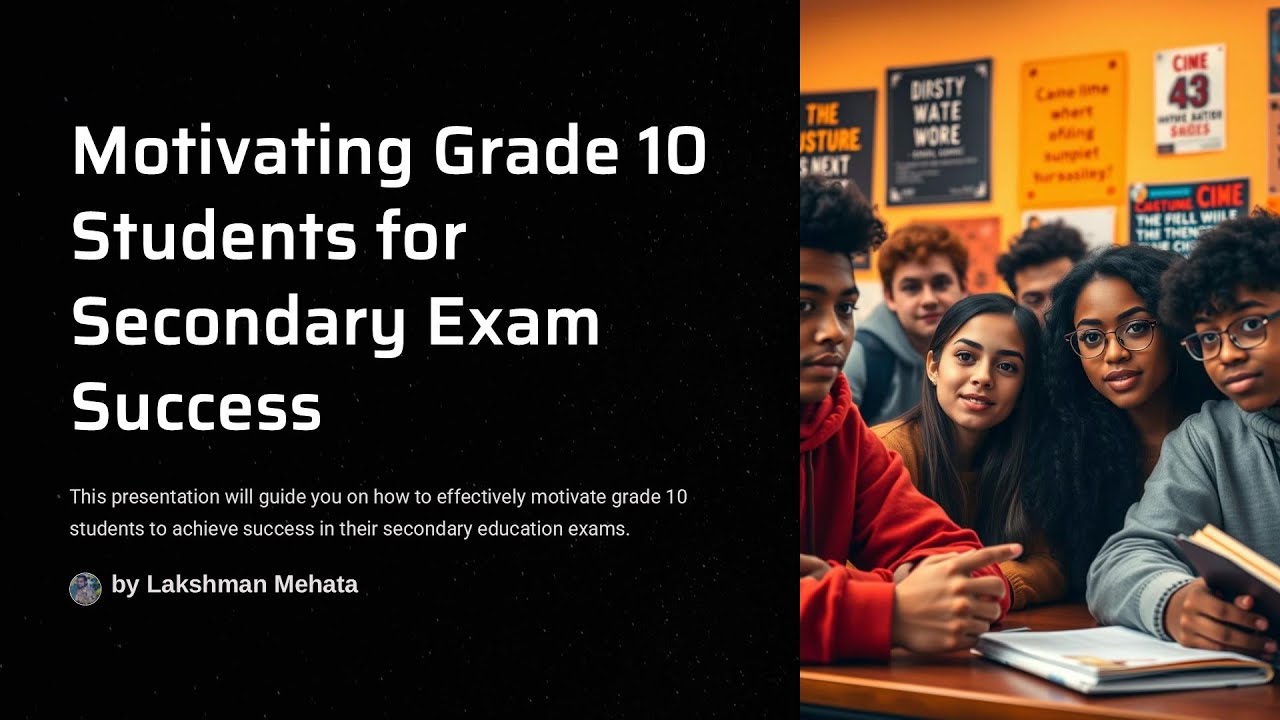 MOTIVATIONAL CLASS FOR STUDENTS