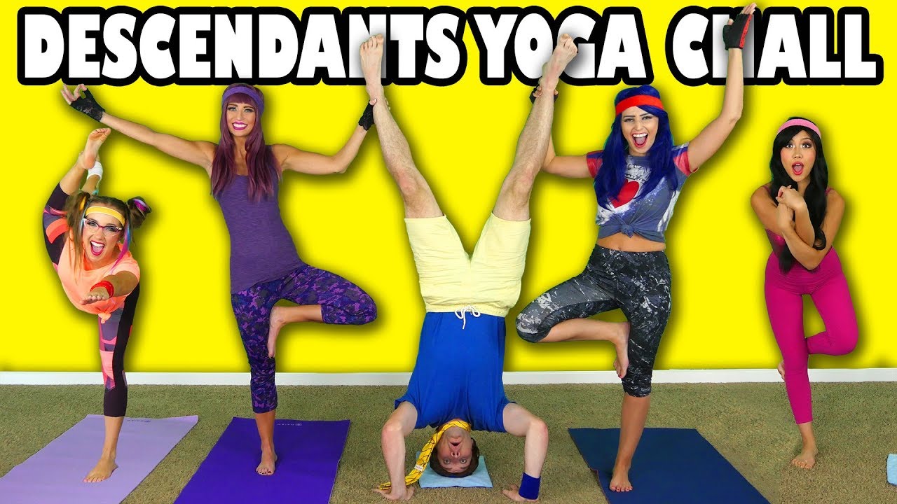 Yoga Challenge with Descendants 2 Cast . Totally TV