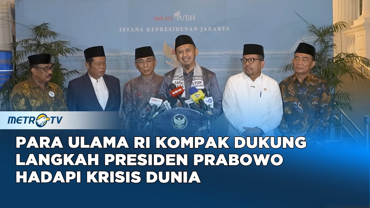 Keterangan Pers Para Tokoh dan Pimpinan Ormas Islam Soal Krisis Geopolitik Global