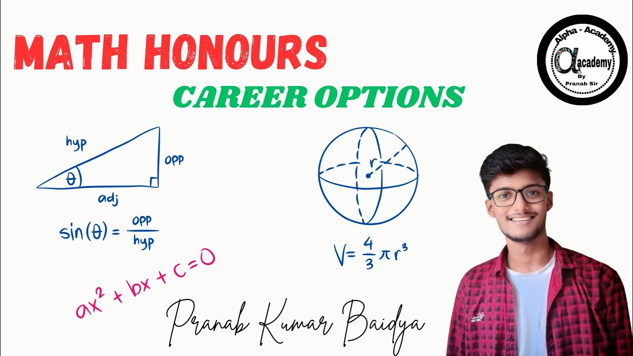 BSc Mathematics Career Options || Math Honours Career Options || bsc maths career options