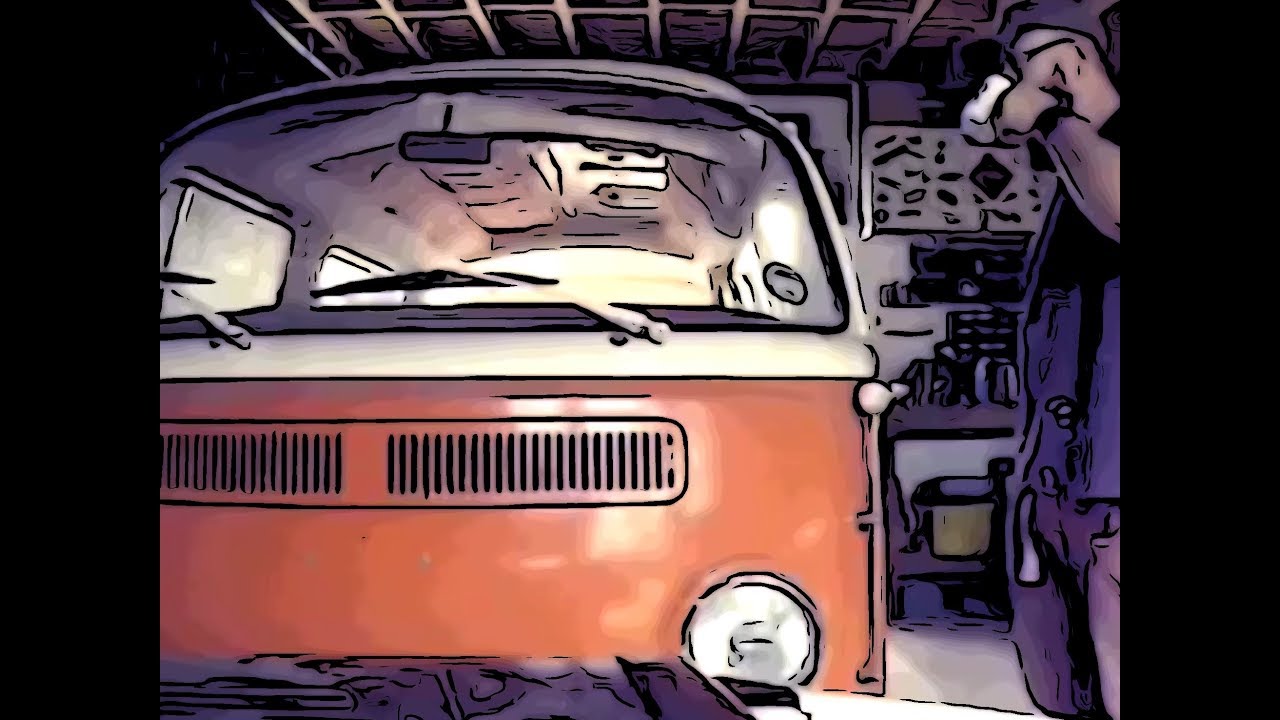 Classic 1970 Vw Camper Bus restoration. 'Day 12 - cab door skin'