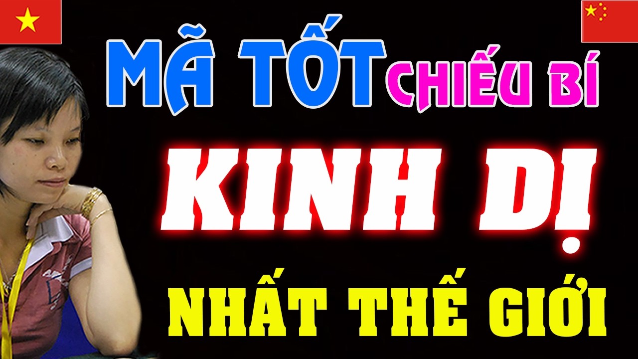 Cạm bẫy Cờ tàn MÃ TỐT ÁC HIỂM Nhất Thế Giới của Ngô Lan Hương | Cờ tướng Việt