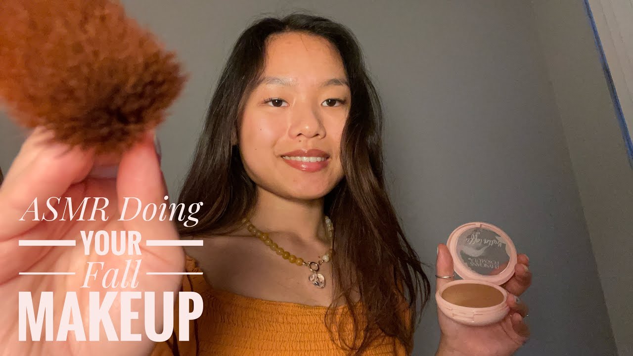 ASMR Doing Your Fall Makeup 🍁
