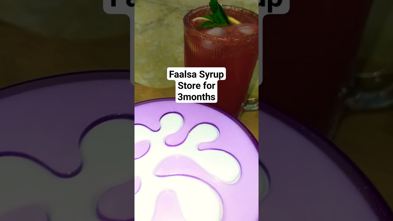 How to store Falsa Syrup|Falsa Sharbat|Summer Drink Recipe #viral #viralvideo #shorts #shortvideo