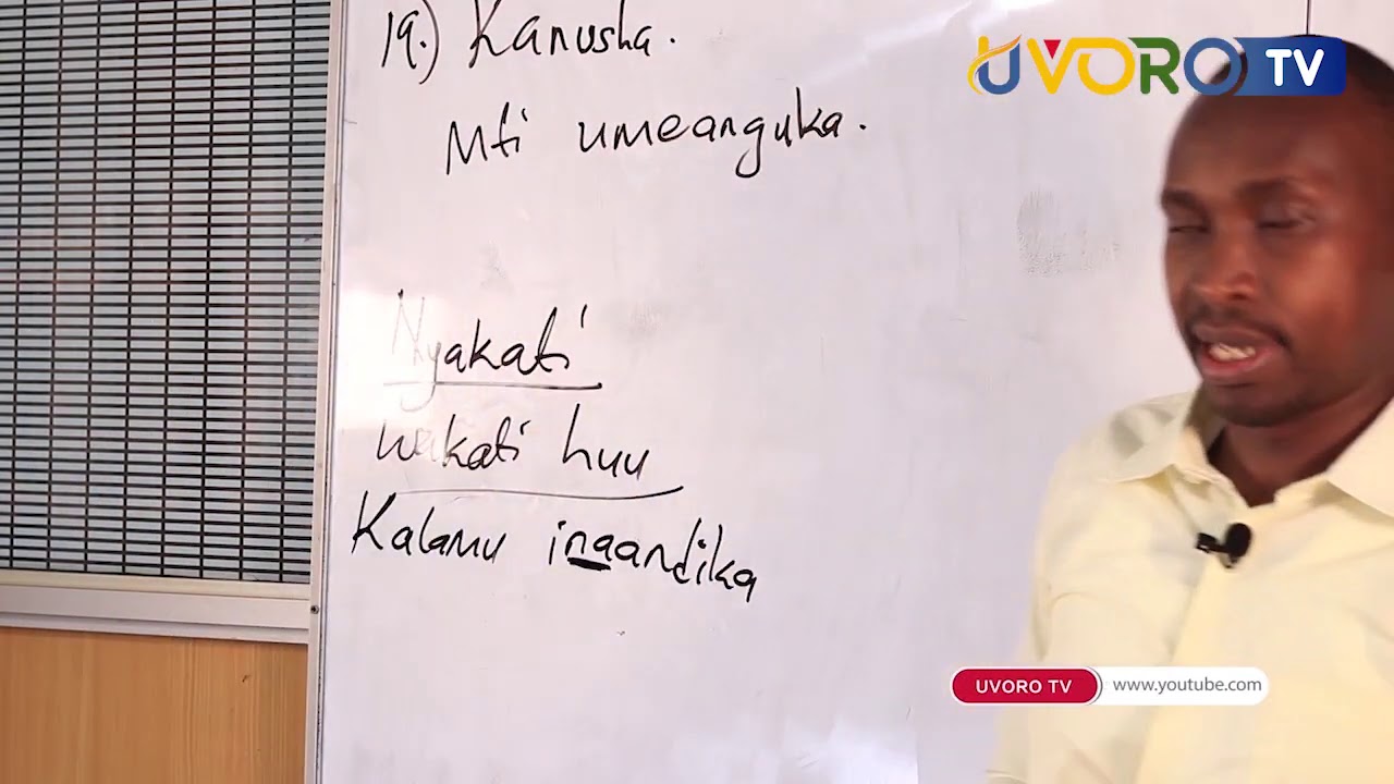 Class 6 Kiswahili Revision Part 1