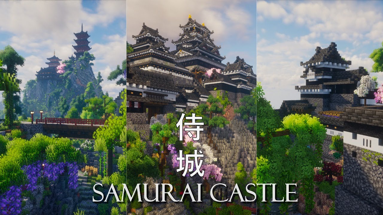 Minecraft Samurai Castle Walkthrough | Ep. 2