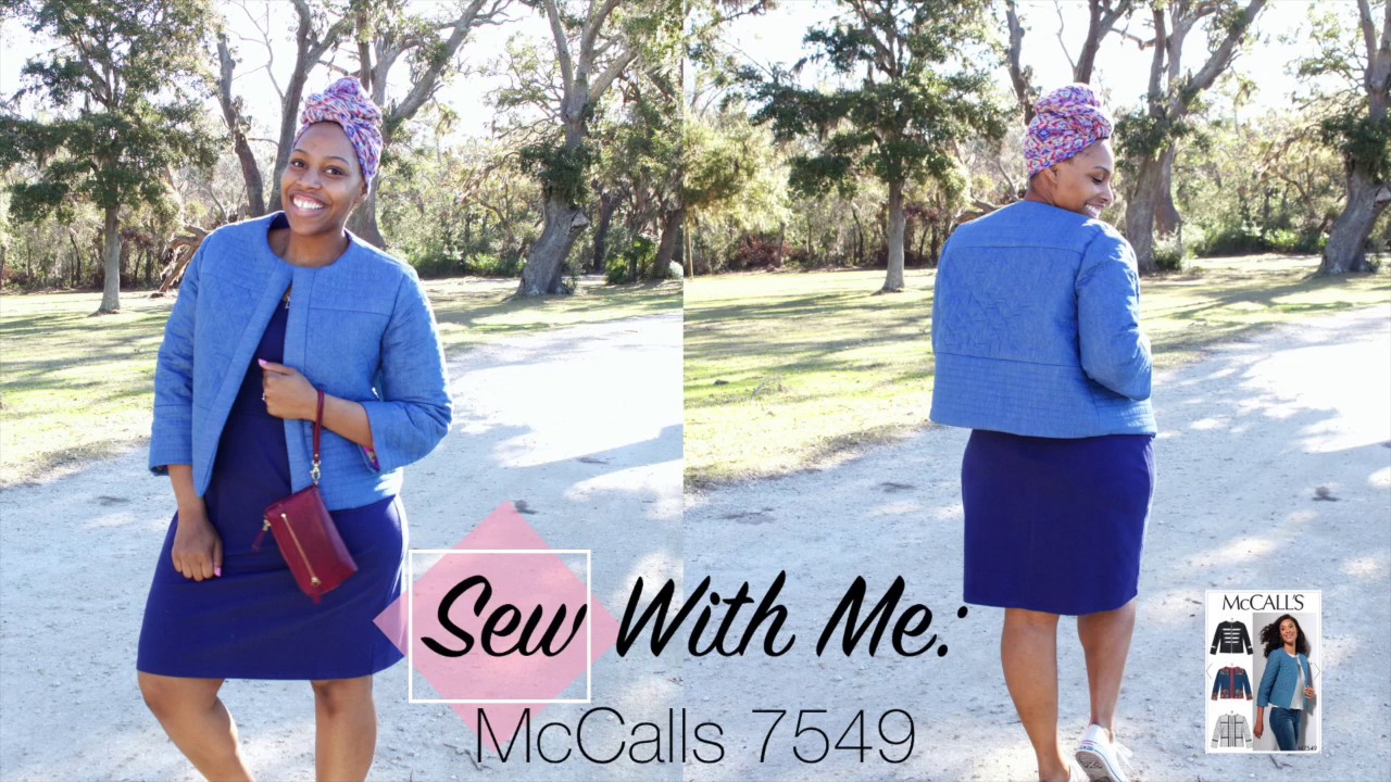 Sew With Me: McCalls 7549 Quilted Denim Jacket