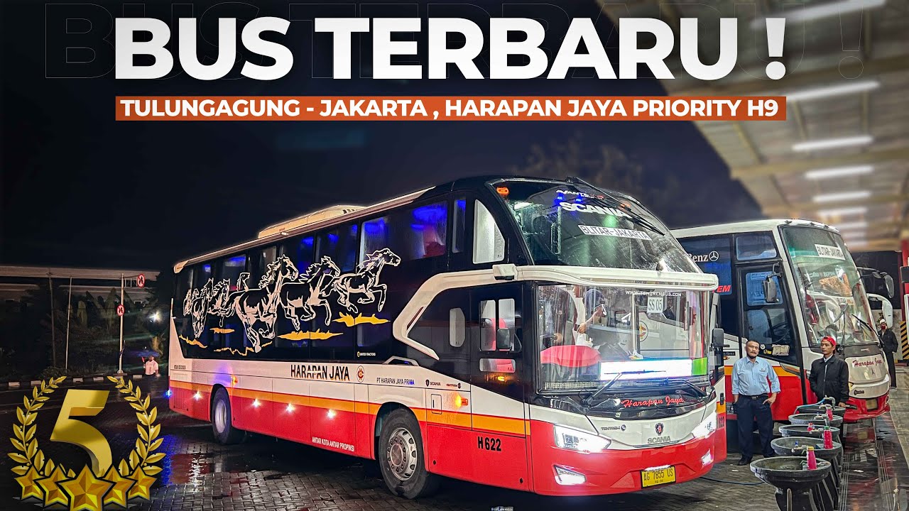 RP 520.000 FASILITAS SEPERTI INI ‼️Naik Bus Sleeper Harapan Jaya H9 Priority Tulungagung - Jakarta