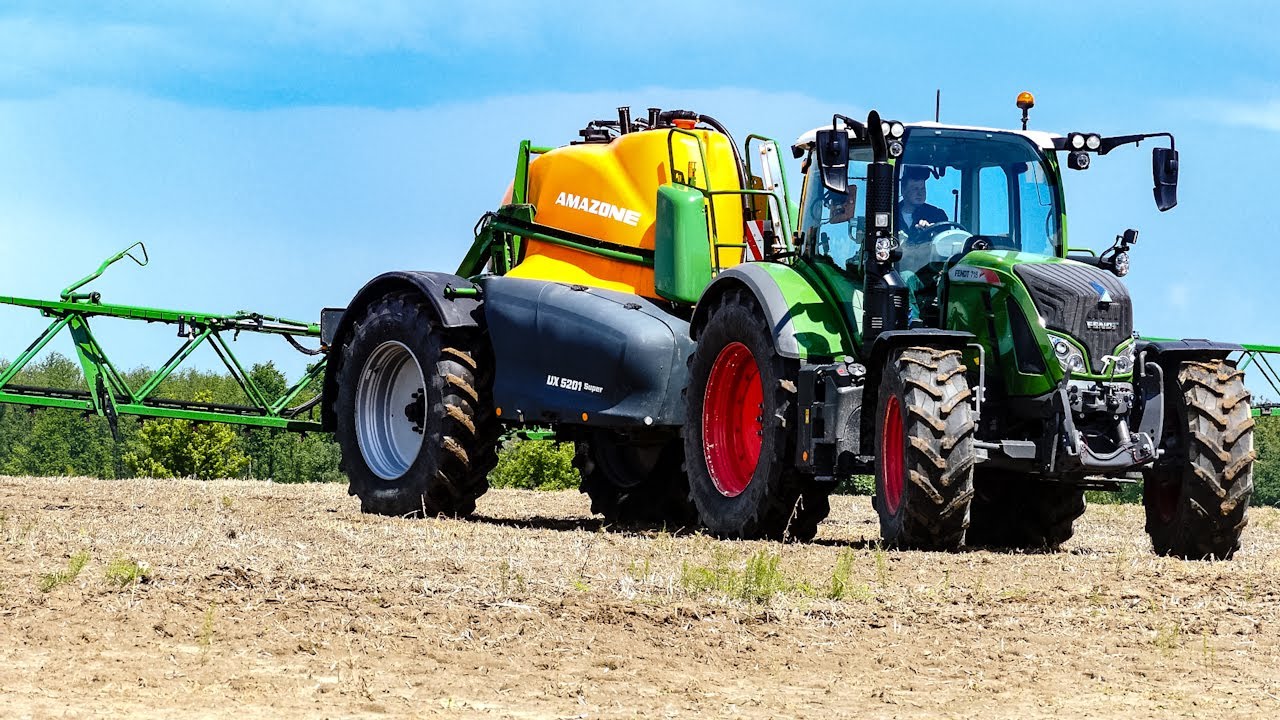 Prezentacja Opryskiwacza Amazone UX 5201 Super,  Fendt 718  *Tech-Kom