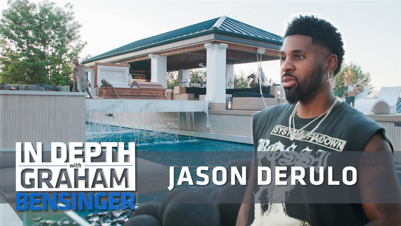 TOUR Jason Derulo’s L.A. estate: 3 homes, shark tank, 7 bars, MJ tribute