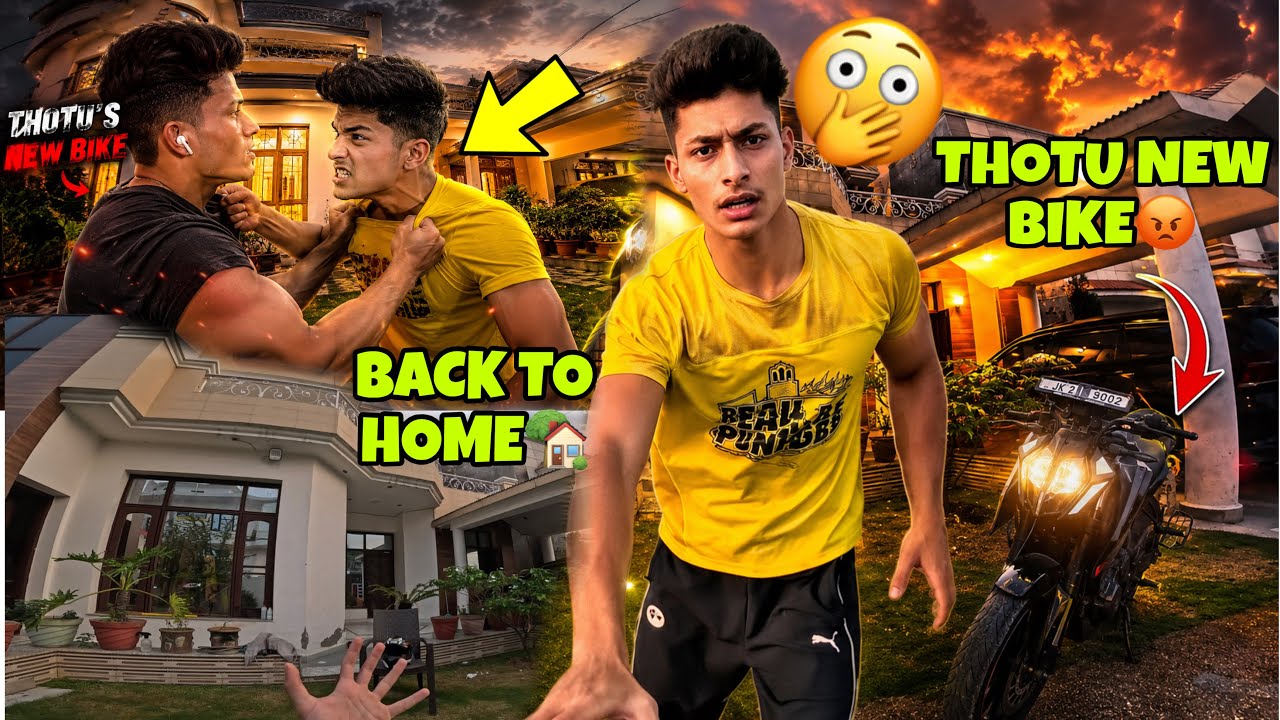 Thotu Brought His New Bike Home😱 | Back Home with New KTM Duke😡