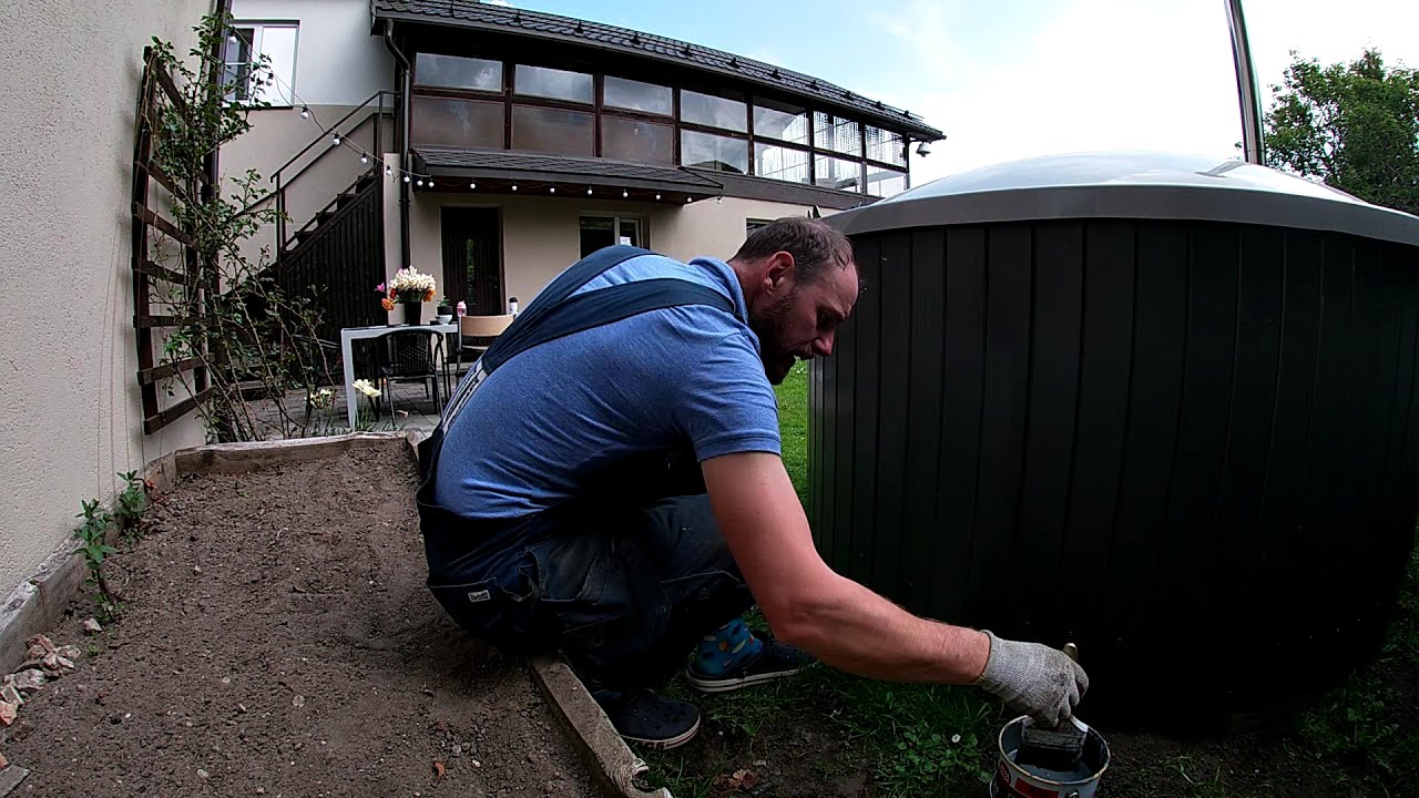 Baļļa pa fikso/DIY hot tub in one day