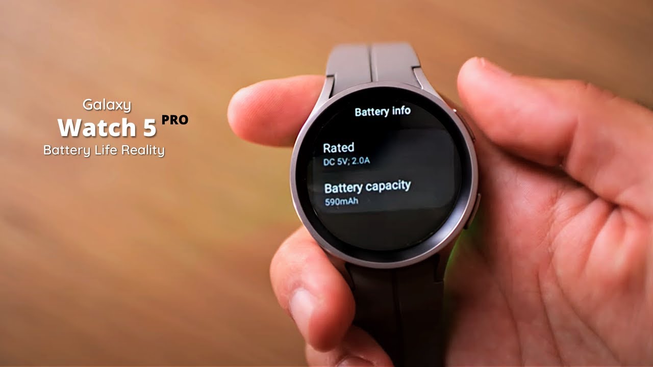 Samsung Galaxy Watch 5 Pro - Battery Life Reality!