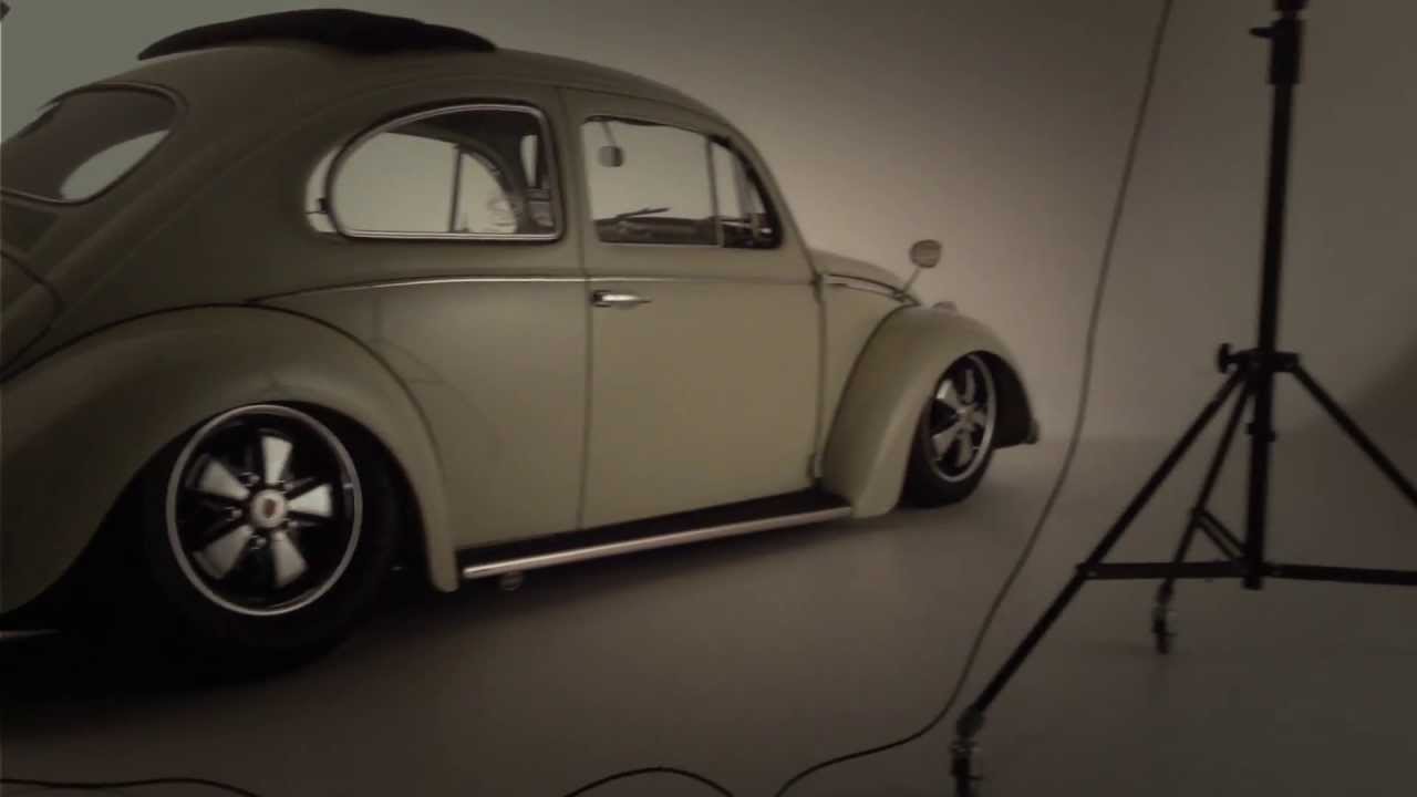 Airmighty Megascene #12 photoshoot of Marc Hanel's 1963 Ragtop Beetle