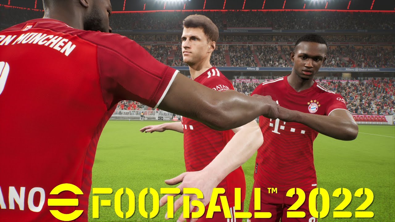 eFootball 2022 NEW PATCH Ver 1.0 PS5 Gameplay / PES 2022 - Bayern vs Barcelona / Robert Lewandowski