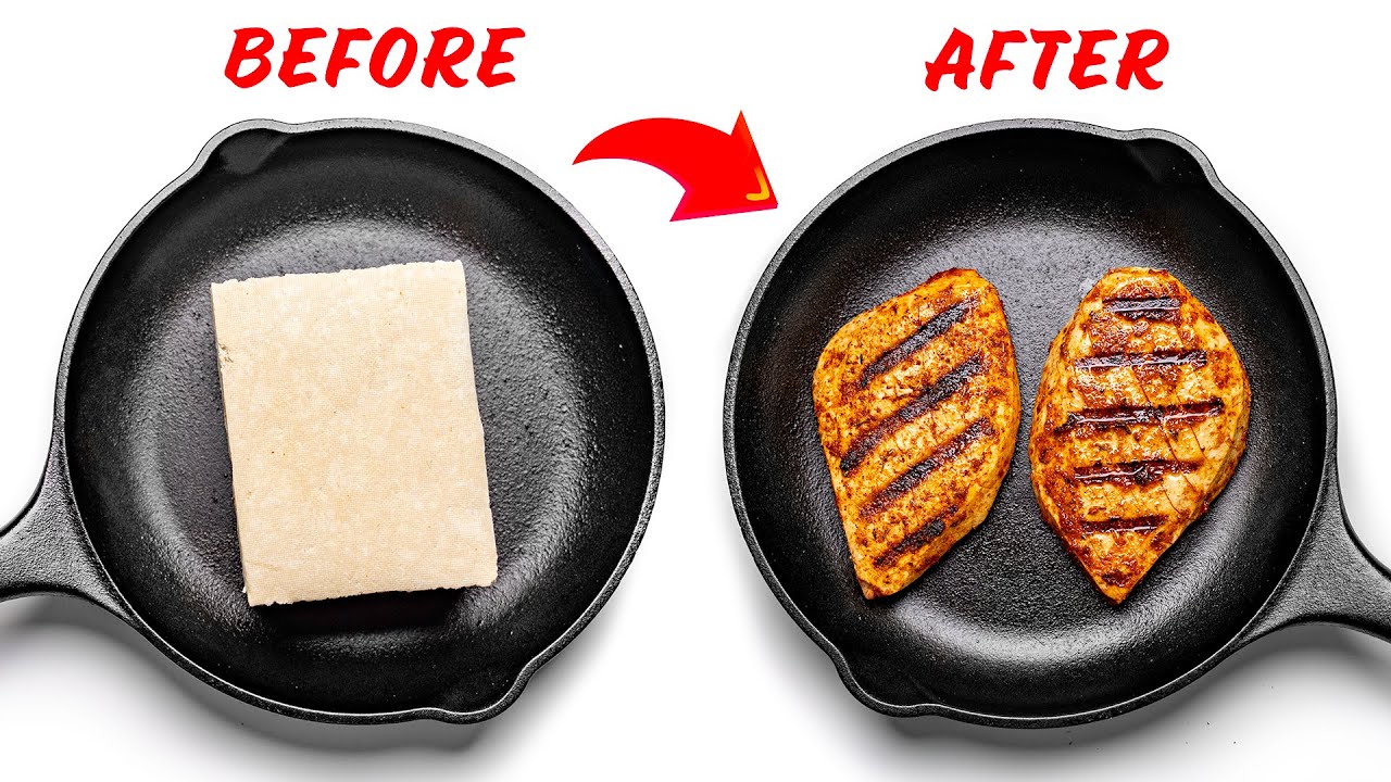 Turning Tofu into Vegan Grilled Chick'n!