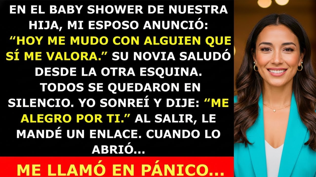 Mi Esposo Me Dejó Por Otra en el Baby Shower de Nuestra Hija — Sin Saber Lo Que Yo Ya Planeaba