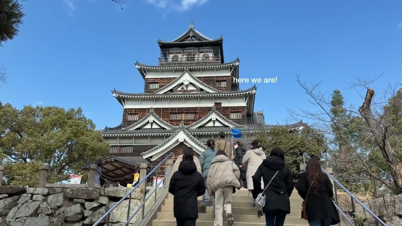 hiroshima vlog (pokemon center, peace memorial park, hiroshima castle)