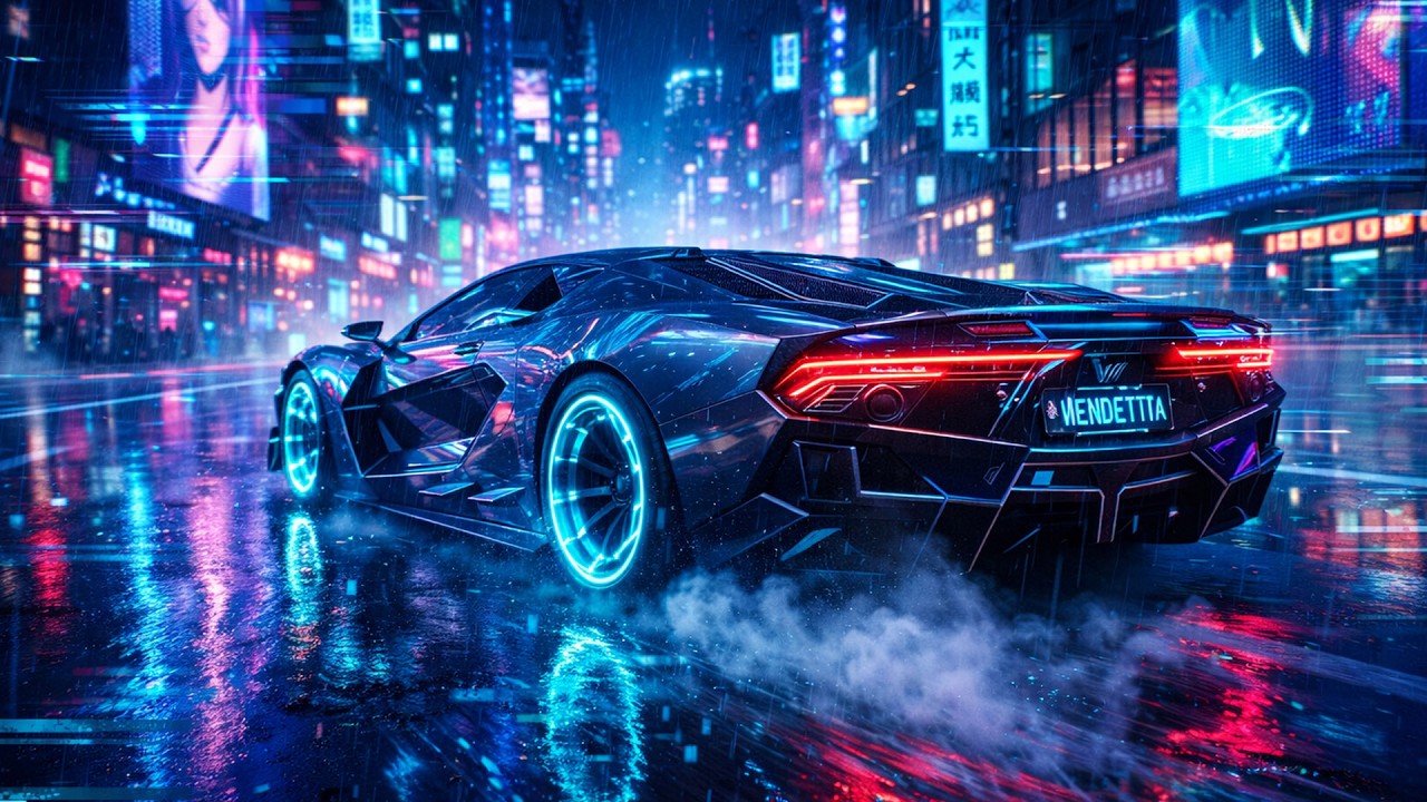 CYBER VENDETTA - FUTURISTIC PHONK 🤖 (NIGHT DRIVE / GLITCH) 💾 BASS BOOSTED