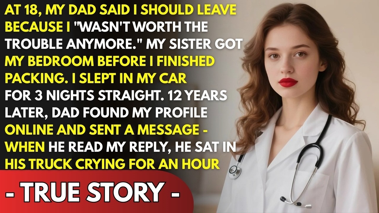 My Sister Framed Me So Dad Kicked Me Out At 18—12 Years Later He Read My Reply And Broke Down
