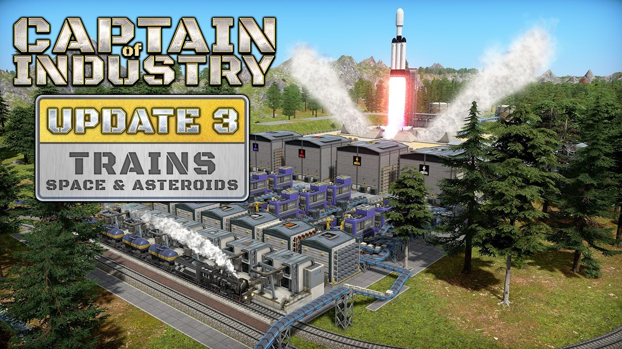 Captain of Industry Update 3 E128: On lance la construction de la première centrale sur-génératrice.