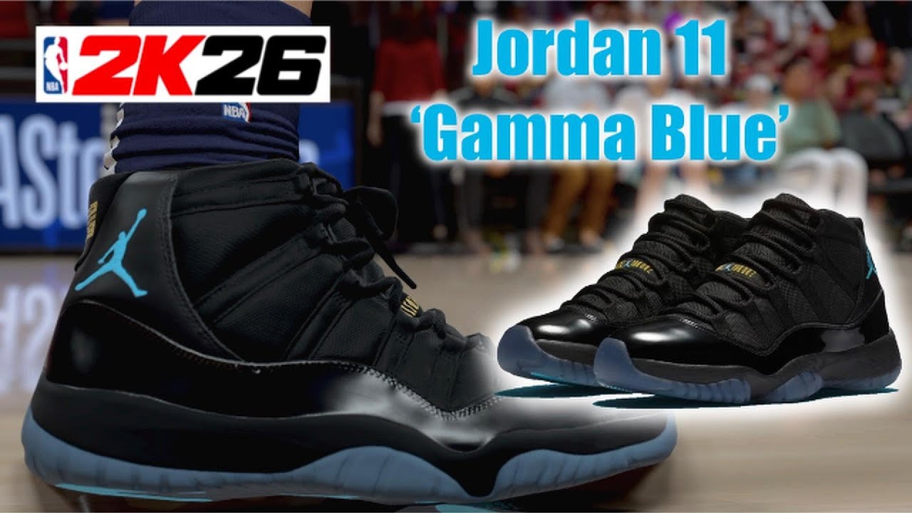 NBA 2K26 Shoe Creator - Jordan 11 Gamma Blue