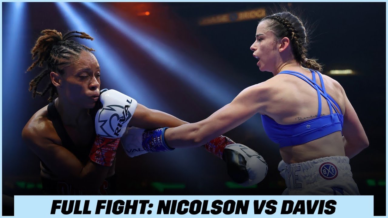Skye Nicolson vs Shanecqua Paisley Davis | Full Fight | Matchroom Boxing
