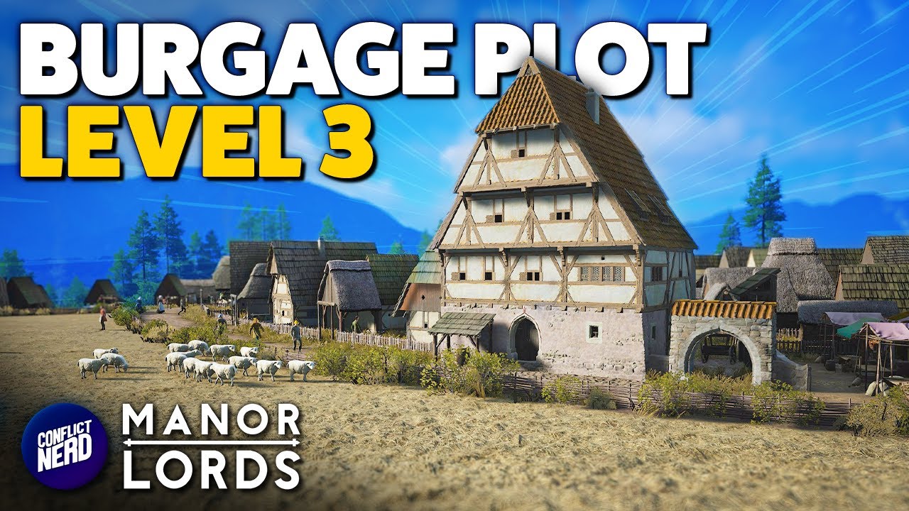 Finally Upgrading to LEVEL 3 Burgage Plots &mdash; Manor Lords (#8)
