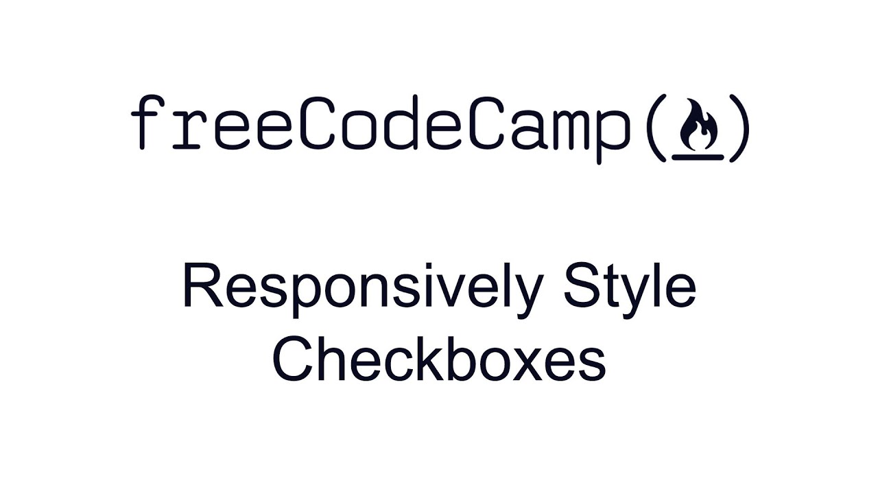 Responsively Style Checkboxes - Bootstrap - Free Code Camp