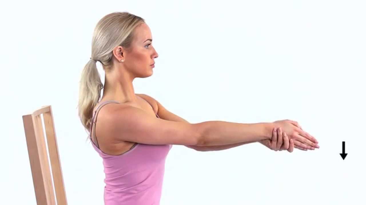 Wrist ulnar deviation passive exercise